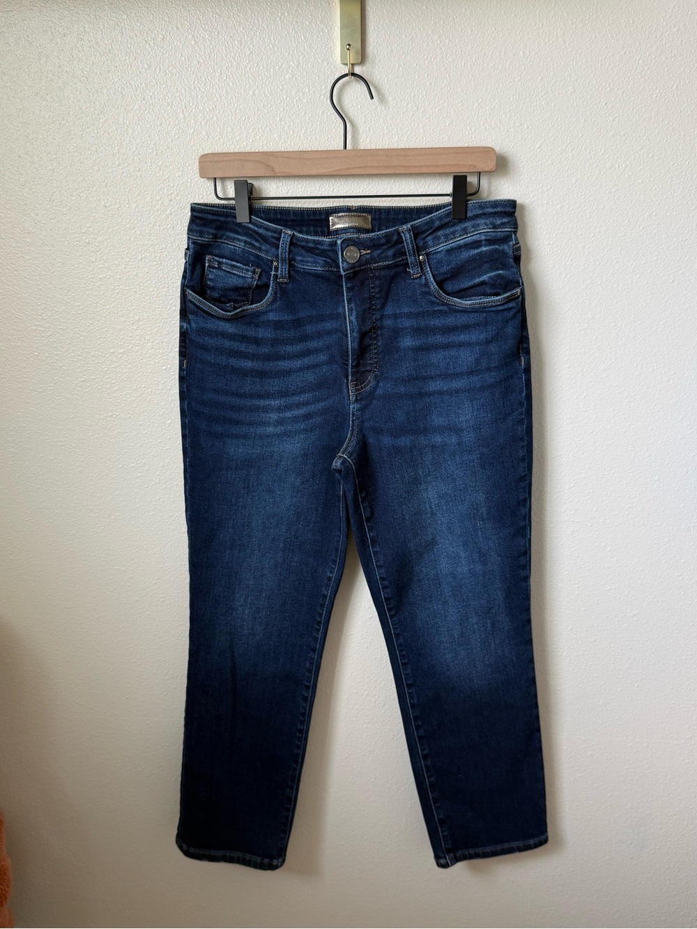 Kut from the Kloth Reese Dark Blue Straight Leg Jeans